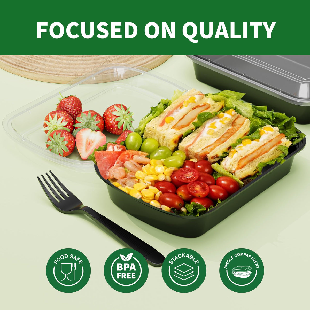 APSIC takeout lunch box inside view ready for on-the-go meals.