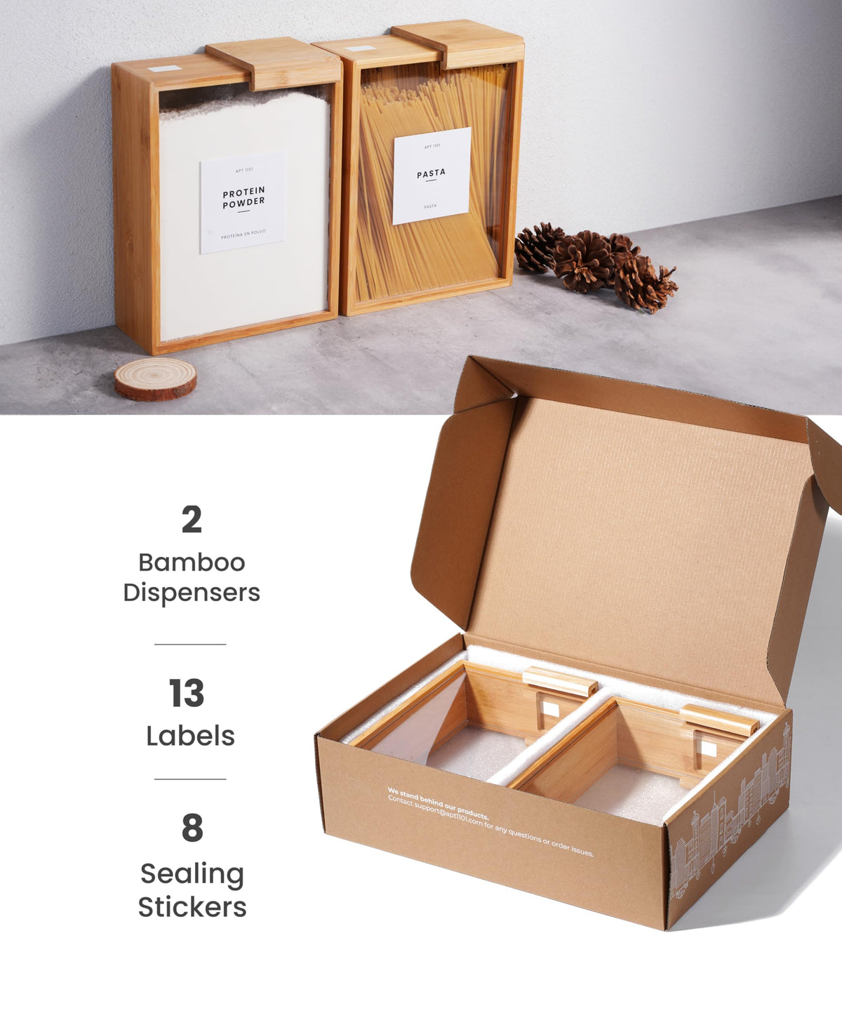 APT 1101 kitchen-storage-solution for neat, organized countertops