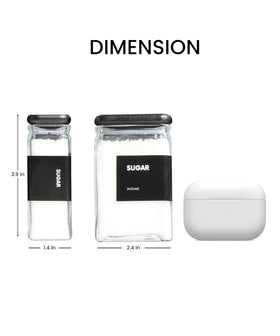 APT 1101 26 oz rectangle jar stores cookies and snacks clearly, improving shelf visibility.