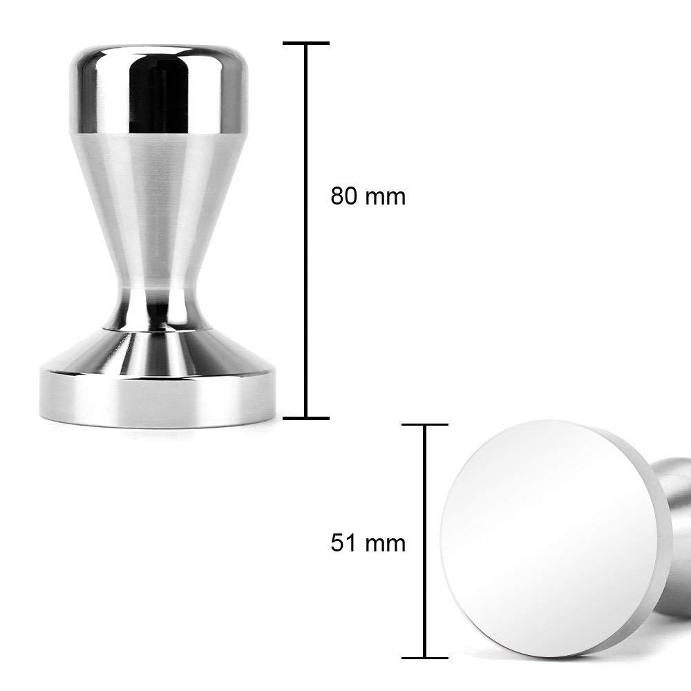 APTSADE 51mm tamper side profile showing ergonomic handle