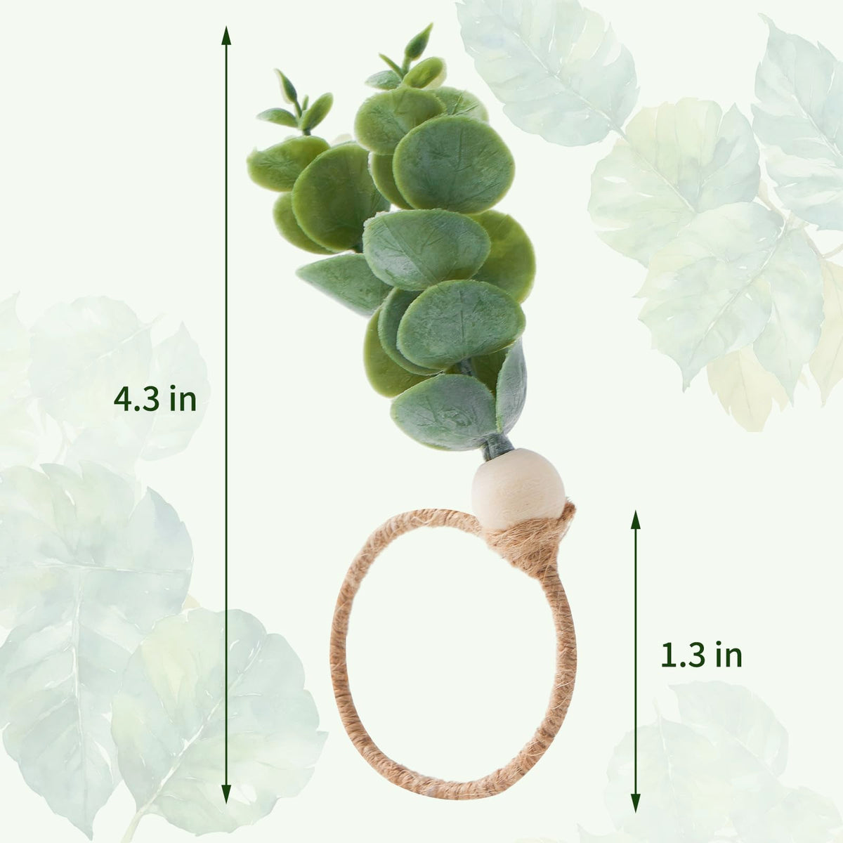 APTWOW Easter table napkin ring adds natural charm to gatherings