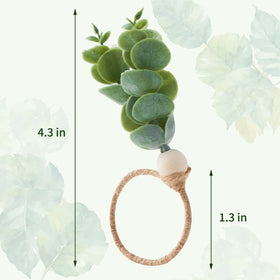APTWOW Easter table napkin ring adds natural charm to gatherings