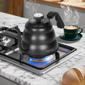 Apusu anti-rust base compatible with gas, electric, radiant, halogen, and induction stoves