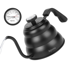 Apusu pour-over kettle with gooseneck spout for precise water flow and better control