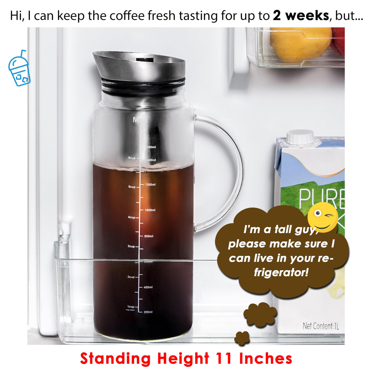 Aquach double-layer stainless steel filter for a smoother extraction and less acidity