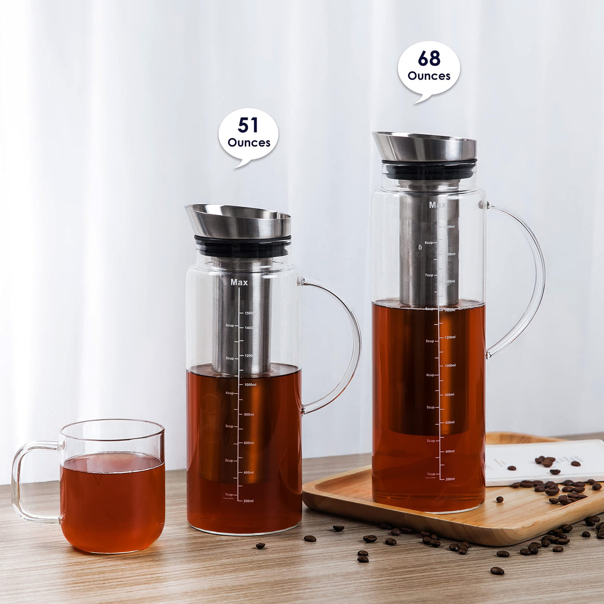 Aquach fruit-infused beverage infusion for refreshing flavored drinks