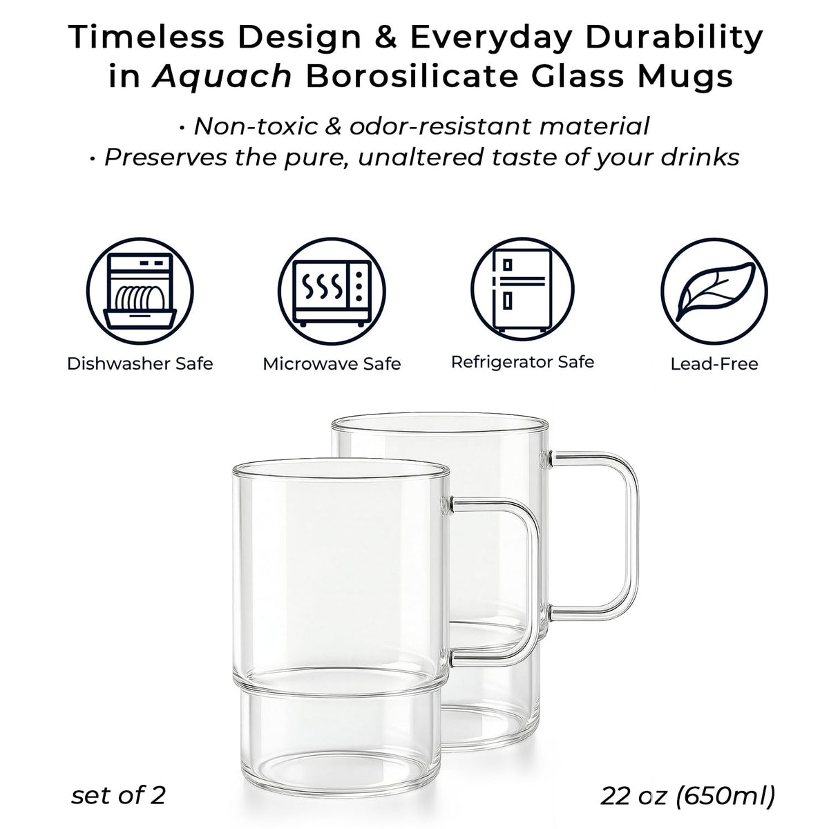 Aquach gift-ready minimalist mugs ideal for design lovers and coffee rituals
