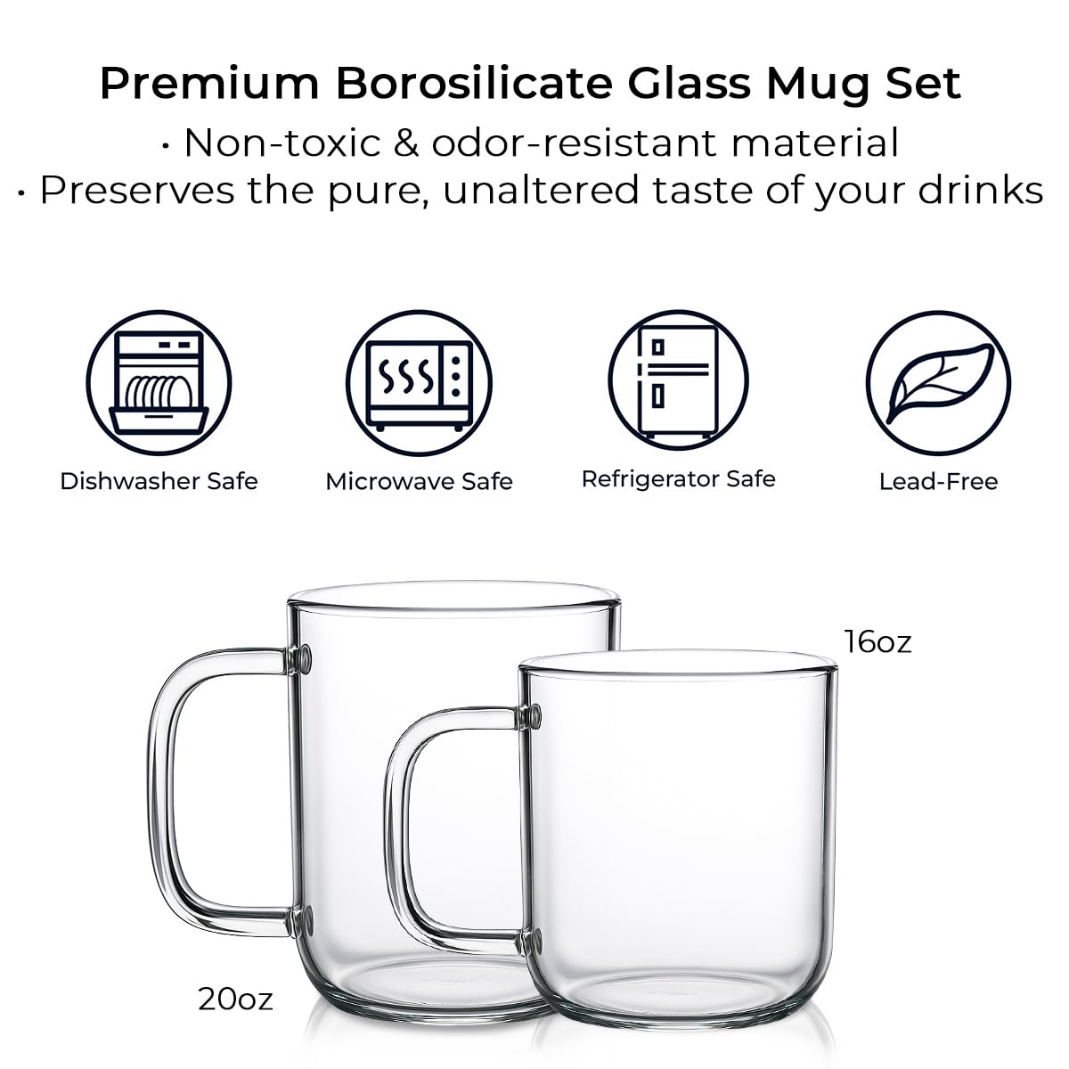 Aquach 20oz mug is dishwasher-safe for easy cleanup after meals.
