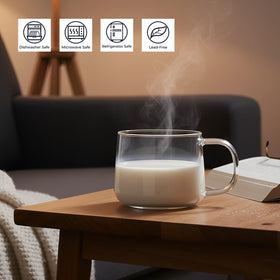 Aquach wide-base design reduces spills on desks and countertops