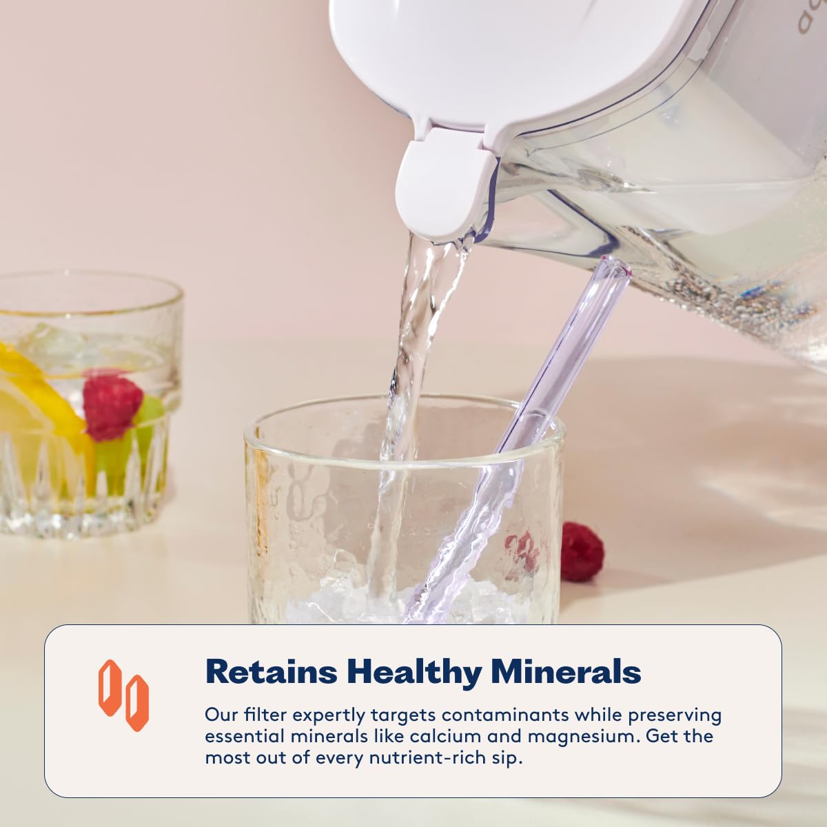 Aquagear preserves minerals while filtering contaminants