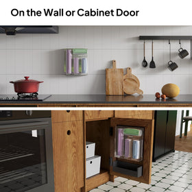 Aquiver cabinet door mounting option provides versatile placement in kitchen spaces.