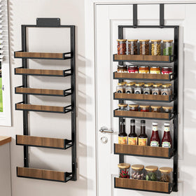 Aquzee easy install spice rack with quick setup and tool-free assembly