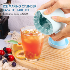 Aquzhou press-type easy-release for quick ice removal.