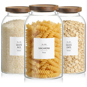 Aqziill 88oz jar front view for quick content identification and freshness