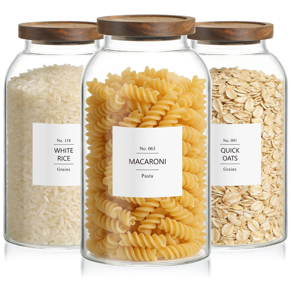 Aqziill 88oz jar front view for quick content identification and freshness