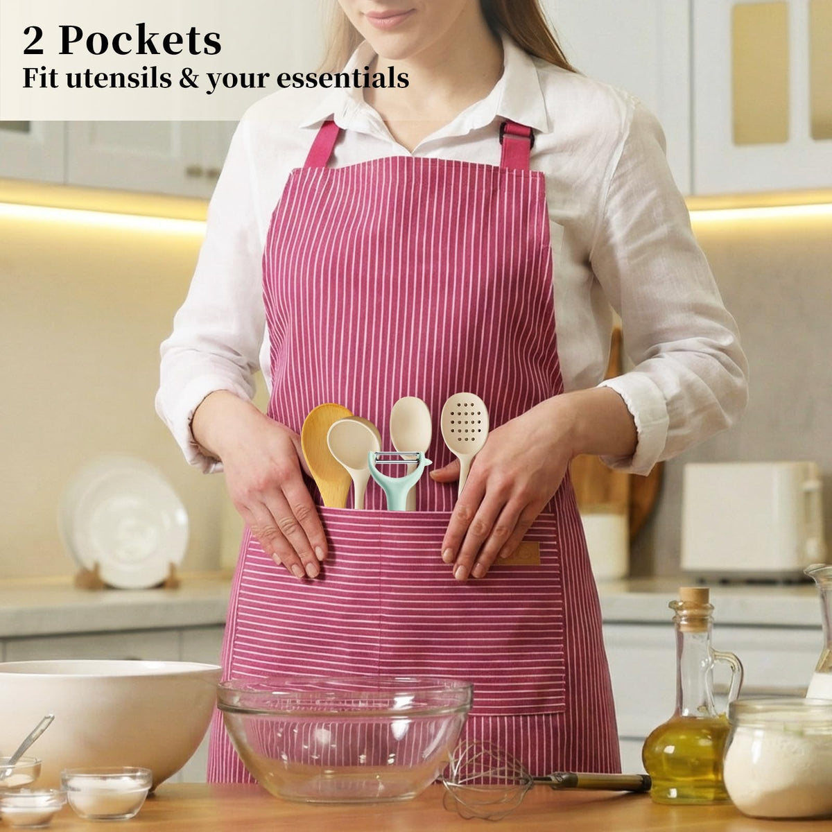 Gift-ready ARBINSON apron set for chefs and hobbyists.