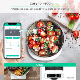 Arboleaf scale LED backlit display for easy nutrient check during cooking