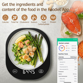 Arboleaf smart food scale nutrition database helps track nutrients beyond calories