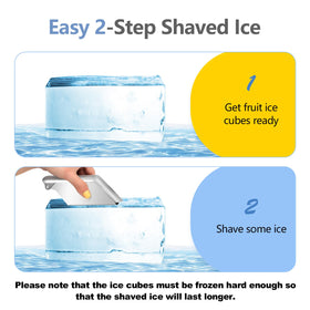 ARC BQ35 adjustable blade lever for custom shaved ice textures