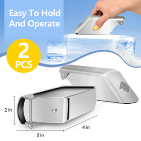 ARC BQ35 handle crank in action for easy manual ice shaving