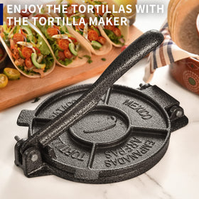 ARC Tortilla Press easy to clean by hand washing after use