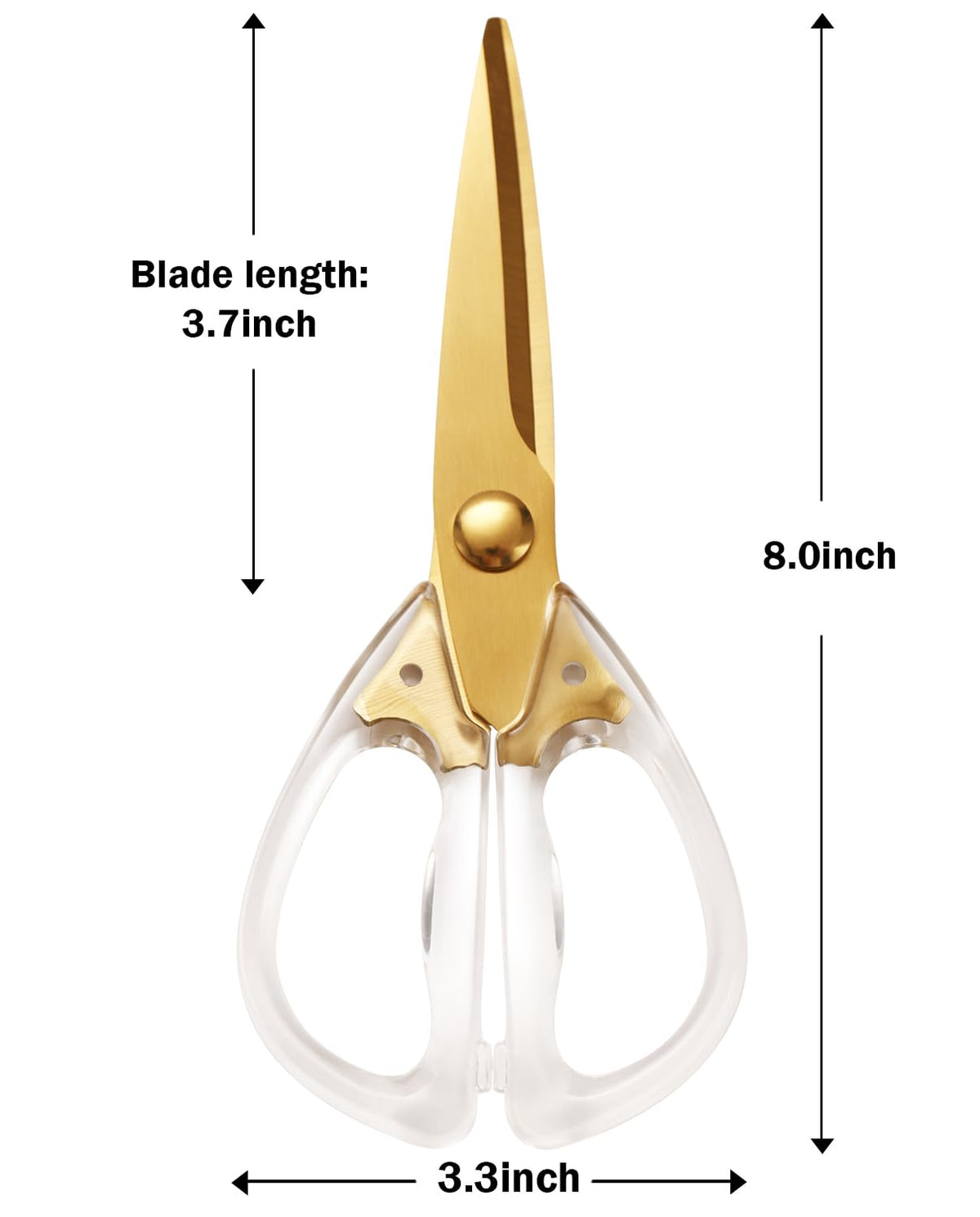 ARCHIKING 304 stainless steel blades resist rust for long-lasting use.