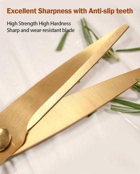 ARCHIKING meat scissors with sharp blade for poultry and vegetables.