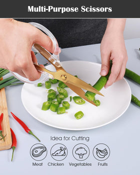 ARCHIKING meat scissors closeup highlighting dishwasher-safe design for easy cleanup