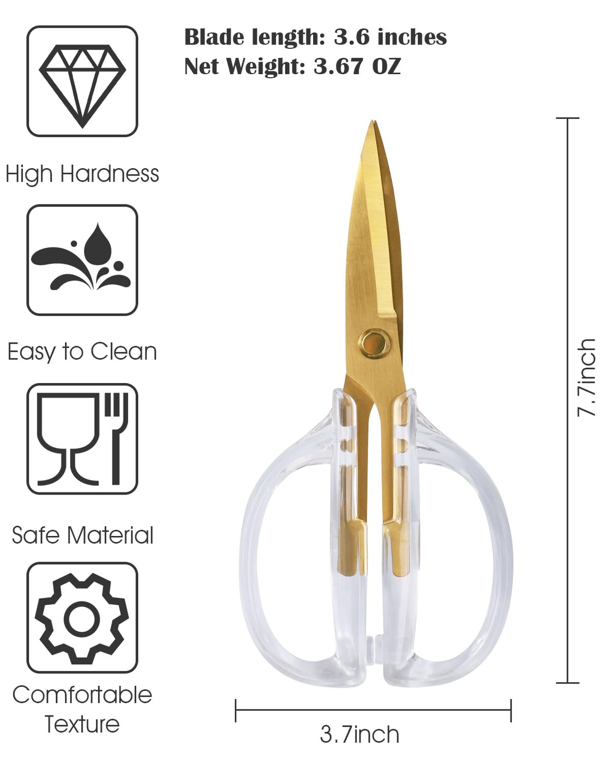 ARCHIKING stainless steel blades closeup emphasizing rust resistance and longevity
