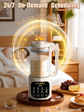Arcmira accessories kit with nut milk bag and brush included.
