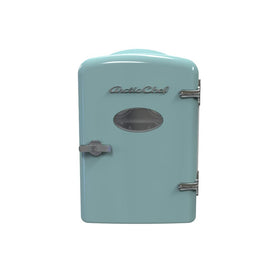 ARCTIC CHEF compact fridge on desk keeping beverages within reach