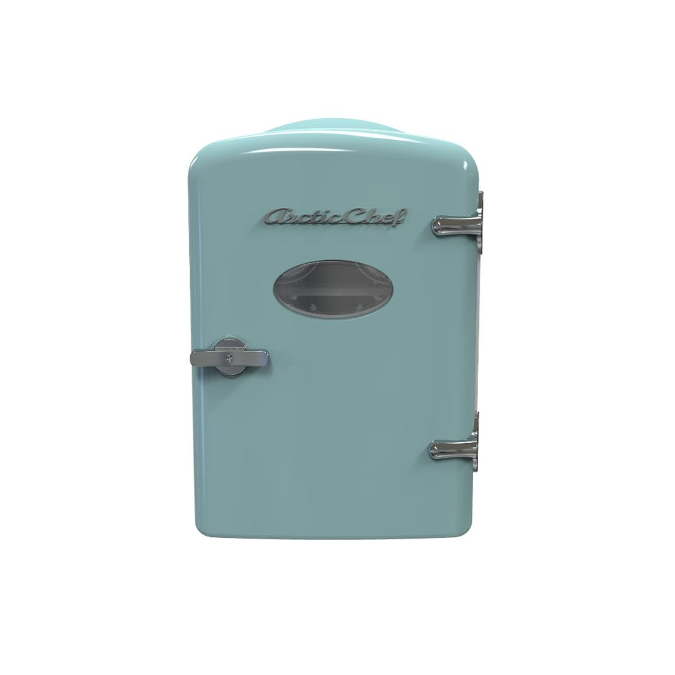 ARCTIC CHEF compact fridge on desk keeping beverages within reach
