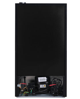 ARCTIC CHEF mini fridge with 2-liter bottle holder for tall drinks.