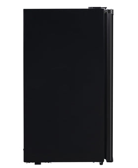 ARCTIC CHEF mini fridge with flush-back design for space-saving fit.