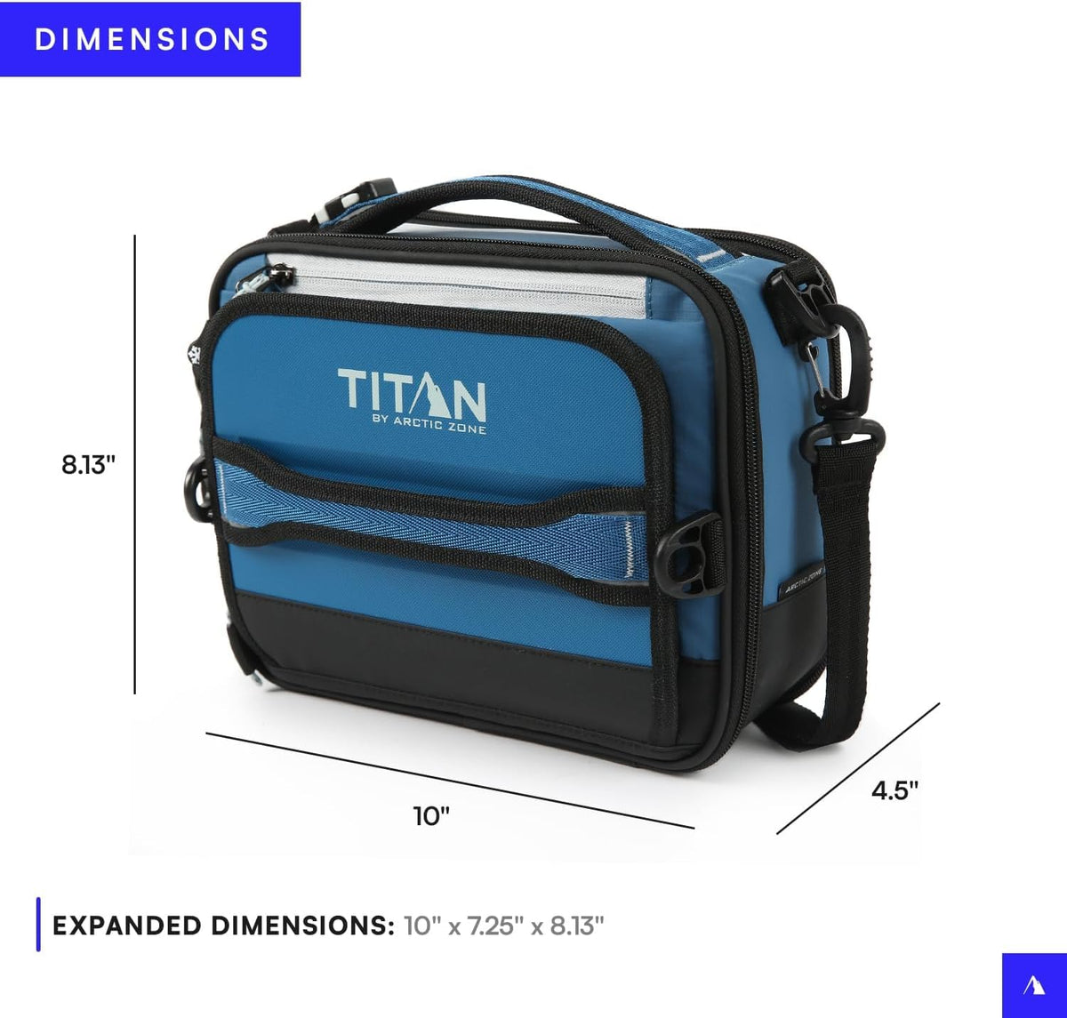 Arctic Zone Titan bag with stain- and water-repellent exterior for easy cleaning