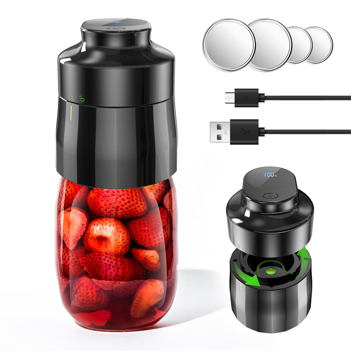 Arctiiro electric mason jar vacuum sealer kit in a compact form for home use.