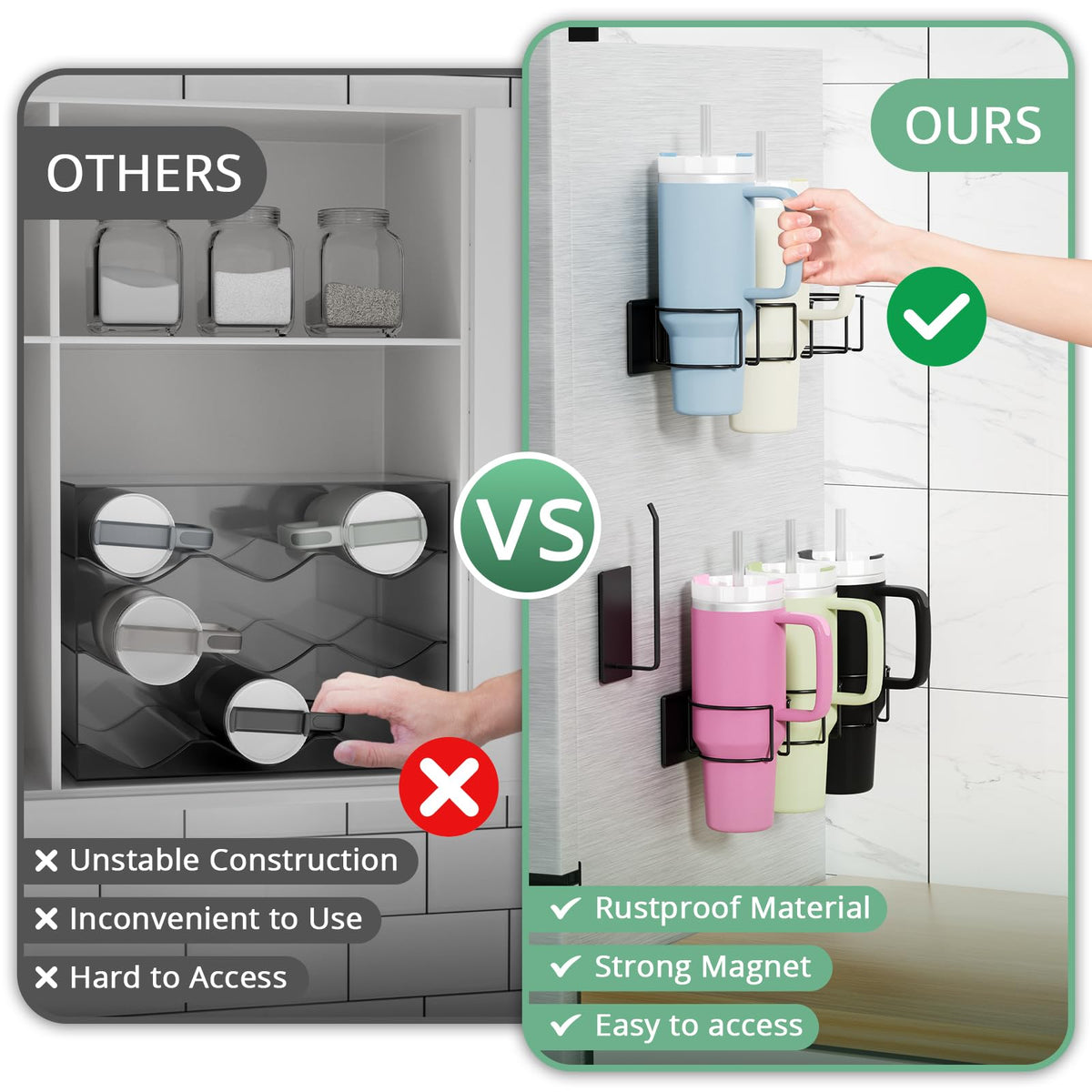 Arctiiro rustproof material ensures durability in a busy kitchen.