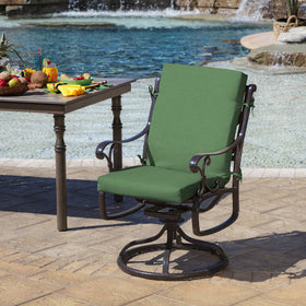 Arden Selections 2-pack seat-and-back cushions support long patio meals.