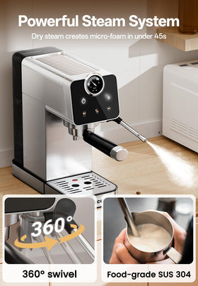 Arecovas stainless steel body highlights durability and compact size