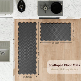 Arenarug versatile 2-piece set fits sinks, prep zones, and laundry.