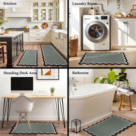 Arenarug durable PVC construction withstands daily kitchen use and traffic.