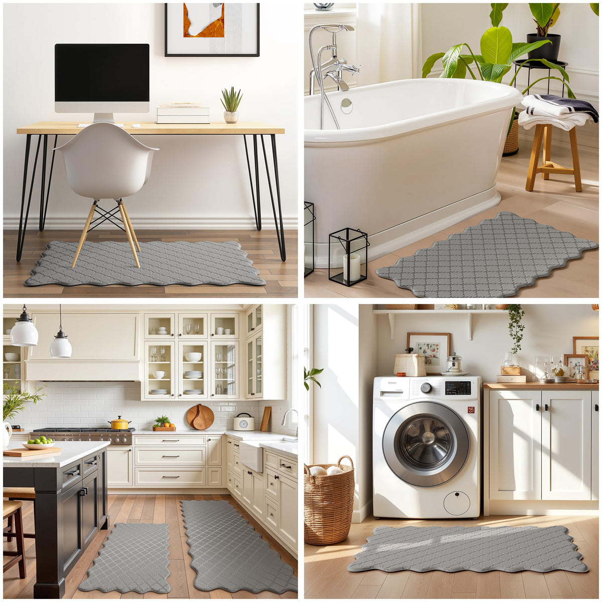 Arenarug indoor-outdoor kitchen mat suitable for patios and high-traffic spaces.