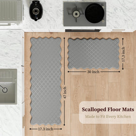 Arenarug kitchen mat for sink and dishwashing tasks provides steady footing.