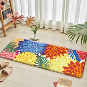 Arenarug cushioned anti-fatigue mat reduces foot fatigue during counter tasks.
