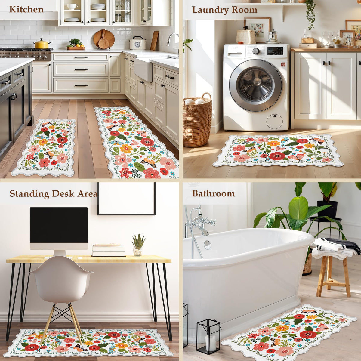 Arenarug 2-piece set fits sink areas, food prep, laundry, and busy kitchens.