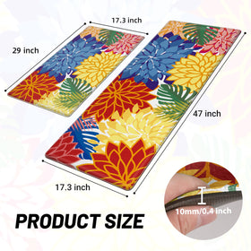 Arenarug non-slip backing keeps the mat secure on tile or wood floors.