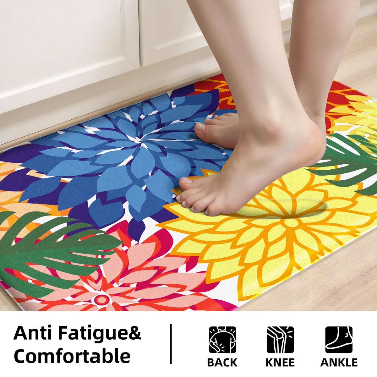 Arenarug waterproof surface resists spills and cleans easily for busy kitchens.