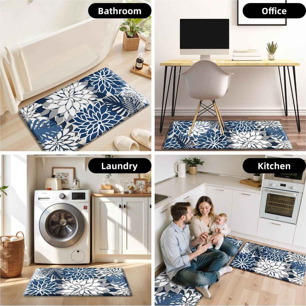 Arenarug laundry-area mat adds soft support during chores