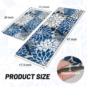 Arenarug non-slip base kitchen mat stays securely in place