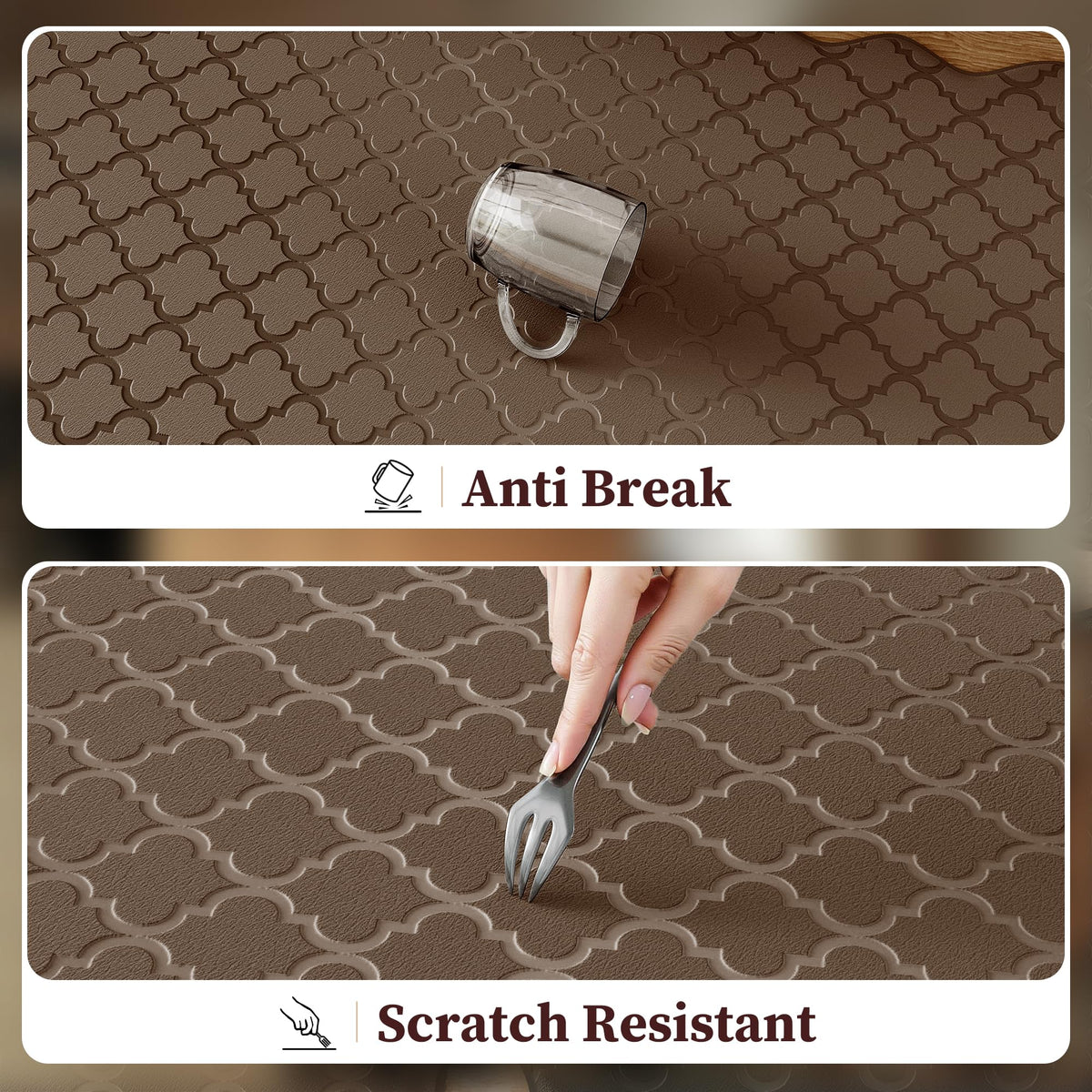 Arenarug versatile-use mats suited for several spaces in brown